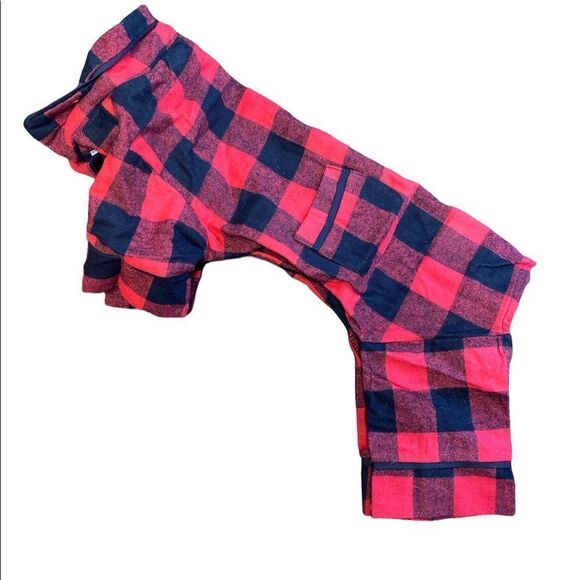 🎈Buffalo Check Flannel Dog Pajamas - Picture 4 of 10